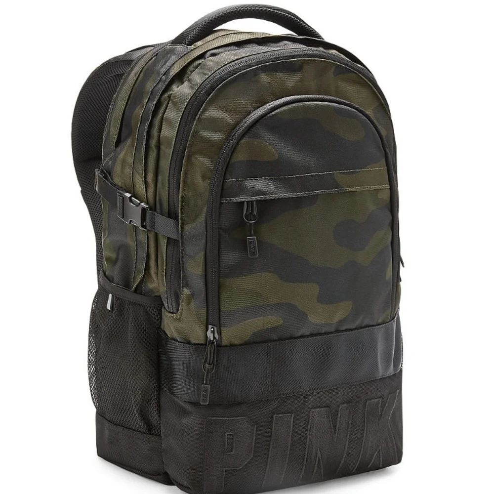 🔥Last One🔥 NWT Rare! Pink Victoria Secret: Camo Colligiate Backpack